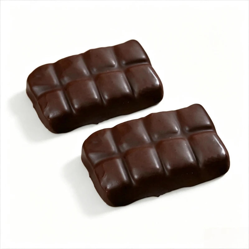 Chocolate Squeeze Toy Crispy Chocolate Wax Cracking Stress Ball Soft Realistic Food Squeeze Fidget Toy Relieve Stress Squishy